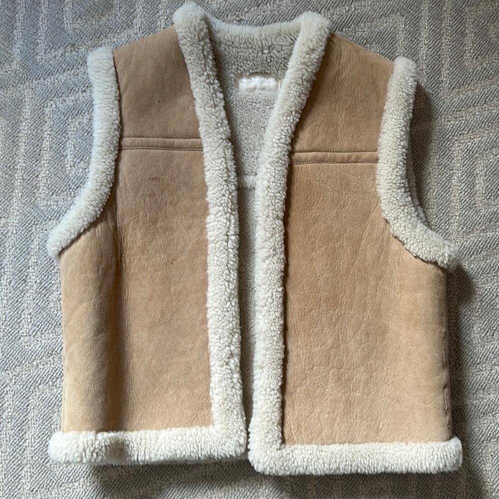 Nili Lotan shearling vest Small